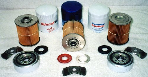 Motorcraft Oil Filter. Left to Right: Motorcraft,